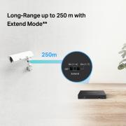 8-портов гигабитов комутатор Mercusys MS108GP със 7 PoE+ порта