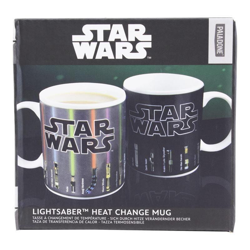 Чаша Paladone: Star Wars - Lightsaber Heat Change Mug DV (300ml), PP3699SWV3