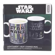 Чаша Paladone: Star Wars - Lightsaber Heat Change Mug DV (300ml), PP3699SWV3
