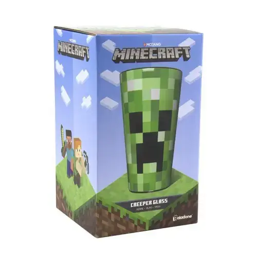 Чаша Paladone Minecraft Creeper Glass (400ml), PP6729MCFV2