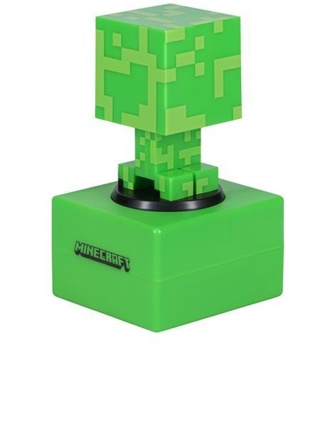 Часовник с аларма Paladone: Minecraft - Creeper Icon Alarm Clock, PP11369MCFV3