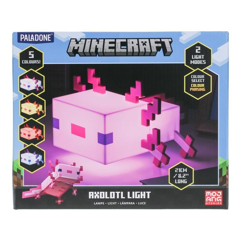 Лампа Paladone: Minecraft - Axolotl Light, PP11743MCFV2