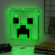 Лампа Paladone: Minecraft - Creeper Wall Mountable LED Neon Light, PP14020MCFVN