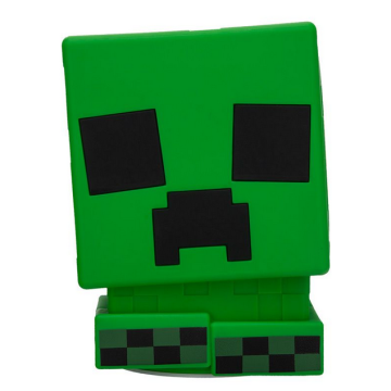 Лампа Paladone: Minecraft - Creeper SquishyGlo Silicone Light Rechargeable, PP14710MCF