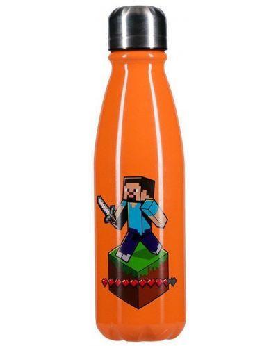 Бутилка Paladone Minecraft Paladone - Aluminium Water Bottle 600ml, PP12074MCF