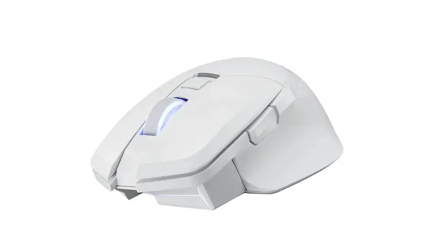 Геймърска безжична мишка PowerColor ALPHYN AM10 - White