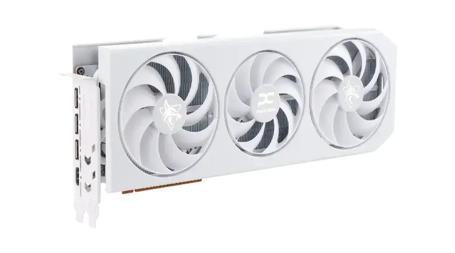 Видео карта PowerColor Radeon RX 9070 XT Hellhound White 16GB GDDR6