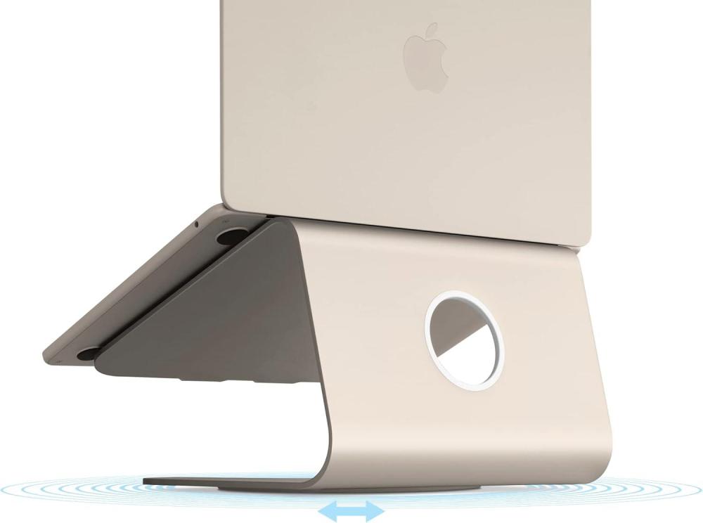 Поставка за лаптоп Rain Design mStand360 with Swivel Base - Starlight