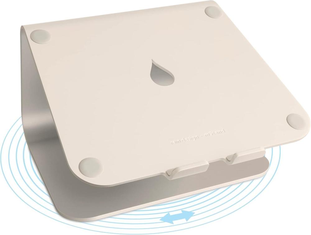 Поставка за лаптоп Rain Design mStand360 with Swivel Base - Starlight