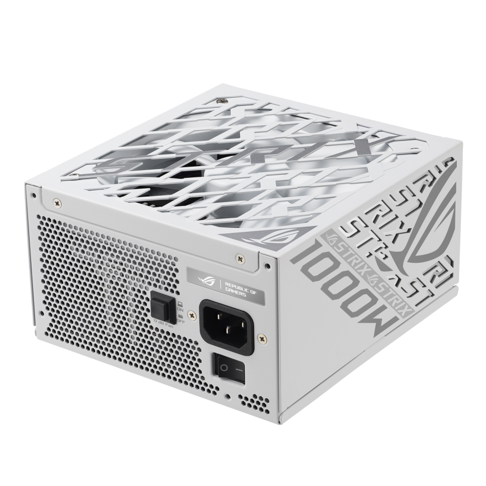 Захранващ блок ASUS ROG STRIX 1000W White Edition, 80+ Platinum PCIe 5.1, Fully Modular