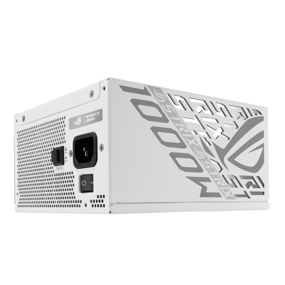 Захранващ блок ASUS ROG STRIX 1000W White Edition, 80+ Platinum PCIe 5.1, Fully Modular