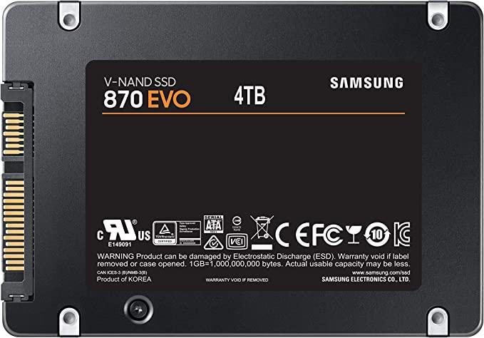 SSD диск Samsung SSD 870 EVO, 2.5''  MZ-77E4T0B