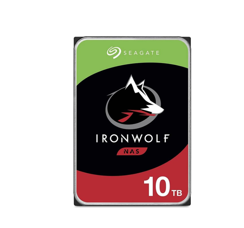 Bundle SEAGATE Ironwolf NAS HDD 8x10TB 7200rpm 6Gb/s SATA 256MB cache 8.9cm 3.5inch 24x7 CMR for NAS and RAID Rackmount Systems BLK