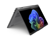 Лаптоп LENOVO IdeaPad 5 2-in-1 Qualcomm Snapdragon X1P42100 14inch WUXGA OLED 400N Touch 16GB DDR5 1TB PCIe W11H Luna Grey 2y + Pen