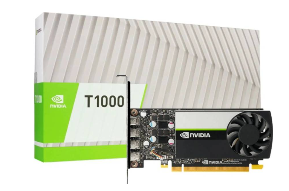 FUJITSU NVIDIA T1000 Graphics card 8GB GDDR6 PCIe 3.0 x16 low profile 4x Mini DisplayPort