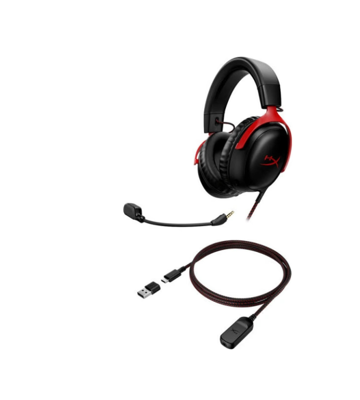 HP HyperX Cloud III gamer headset BLK/RED