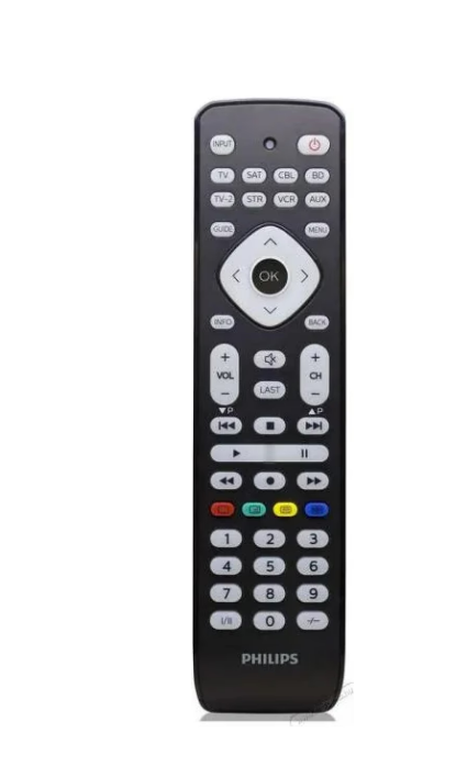 PHILIPS Universal remote control 8 in 1 - Universal IR database: TV, CABLE, SAT,