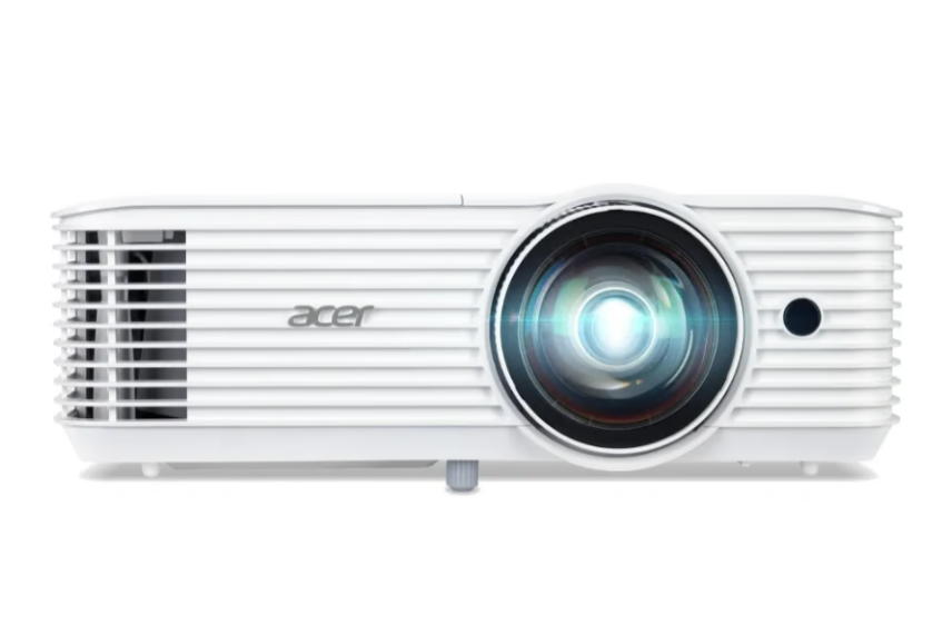 ACER S1286H short throw DLP projector XGA 1024x768 3500ANSI 2800 Eco 20000:1 32dB 24dB Eco HDMI MHL D-Sub Composite Audio