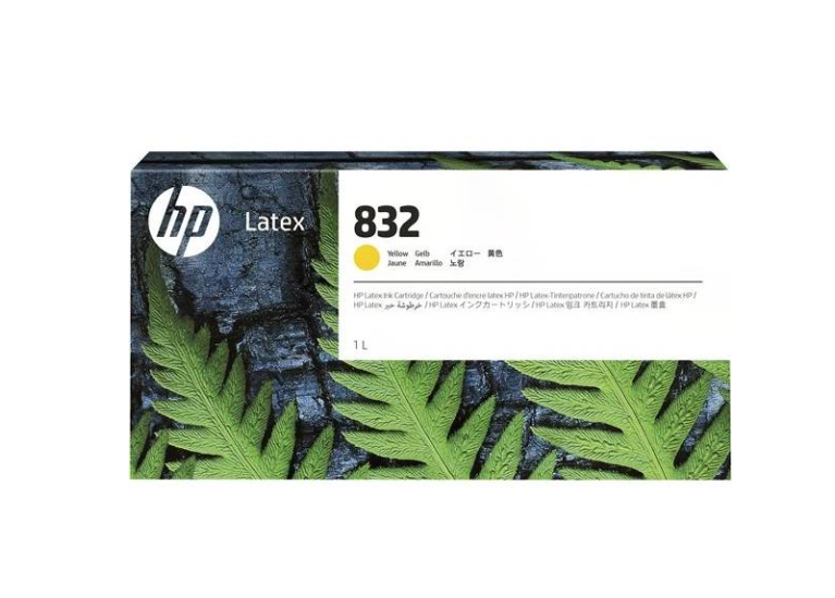 HP 832 1L Yellow Latex Ink Cartridge