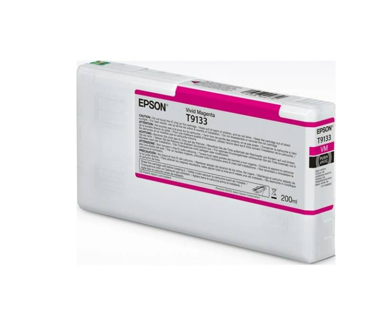 EPSON 5LB T9133 Vivid Magenta Ink Cartridge 200ml