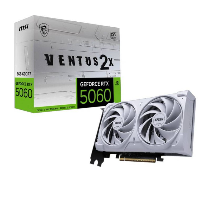 MSI GEFORCE RTX 5060 8GB VENTUS 2X OC WHITE