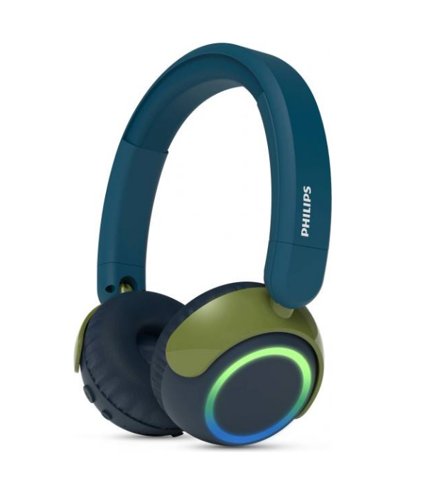 PHILIPS Kids Bluetooth headphones maximum volume limited to 85 dB Chrystal Teal