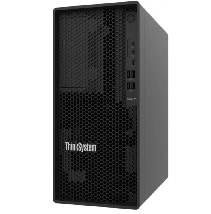 LENOVO ThinkSystem ST45 V3 AMD EPYC 4124P 4C 3.8GHz 16MB 16GB DDR5 UDIMM 2x1TB SATA SW RAID 500W No DVD 3 year