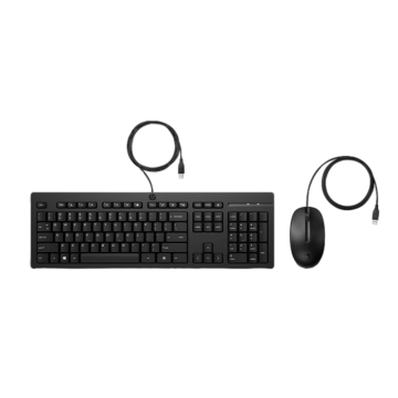 HP 225 Wired Mouse and KB G2 (BG)