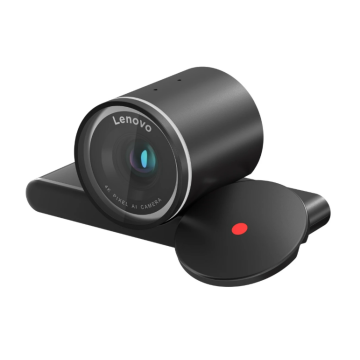 LENOVO 4K Pro Webcam 4K Adjustable FOV90/78/65 Directional Microphone AutoFocus HDR AI Framing/Face USB-C/A 1.5m Detachable Cable