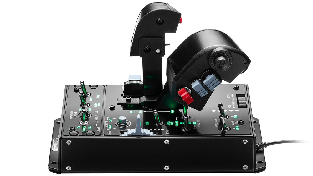 Джойстик и контролен панел,  авиосимулатор Thrustmaster HOTAS Warthog  за PC, Черен