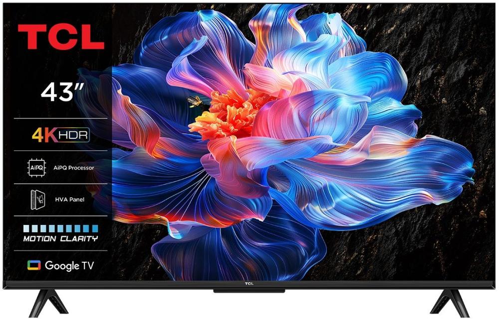 TCL 43inch UHD 4K Android TV DVB Audio 2x10W HDR10 43P69K