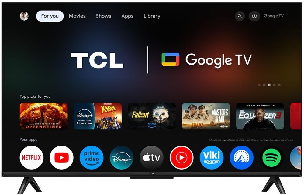 TCL 43inch UHD 4K Android TV DVB Audio 2x10W HDR10 43P69K