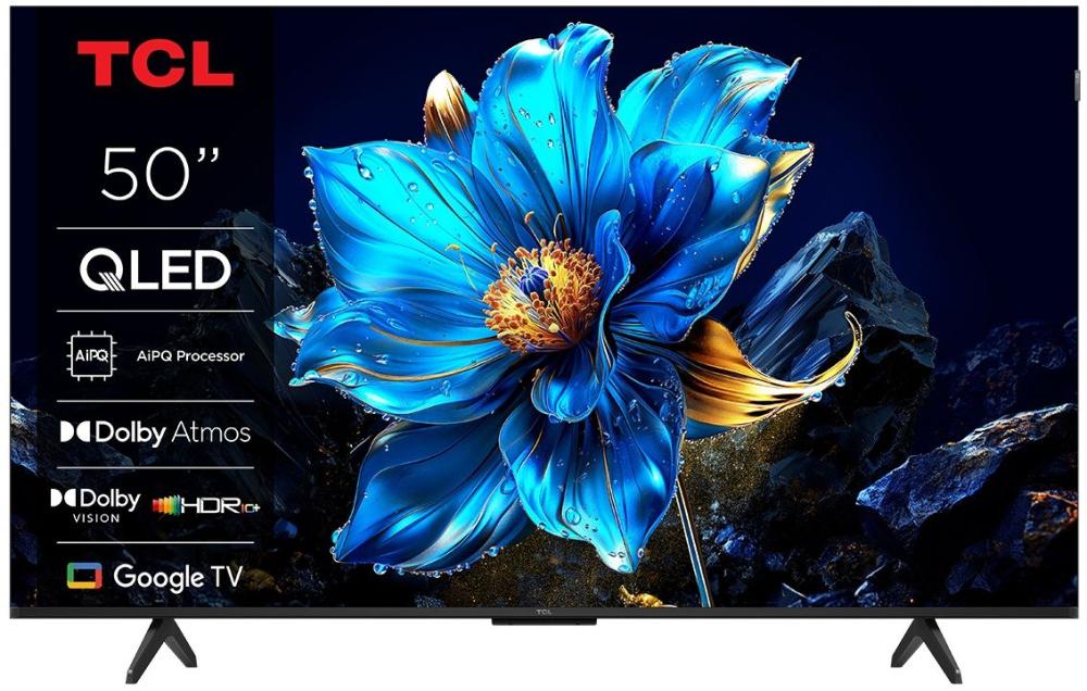 TCL 50inch QLED Android TV HDR10+ Bionic Color Optimization Technology Dolby Vision Dolby Atmos 2x10W