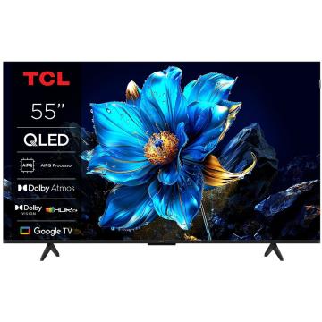 TCL 55inch QLED Android TV HDR10+ Bionic Color Optimization Technology Dolby Vision Dolby Atmos 2x10W
