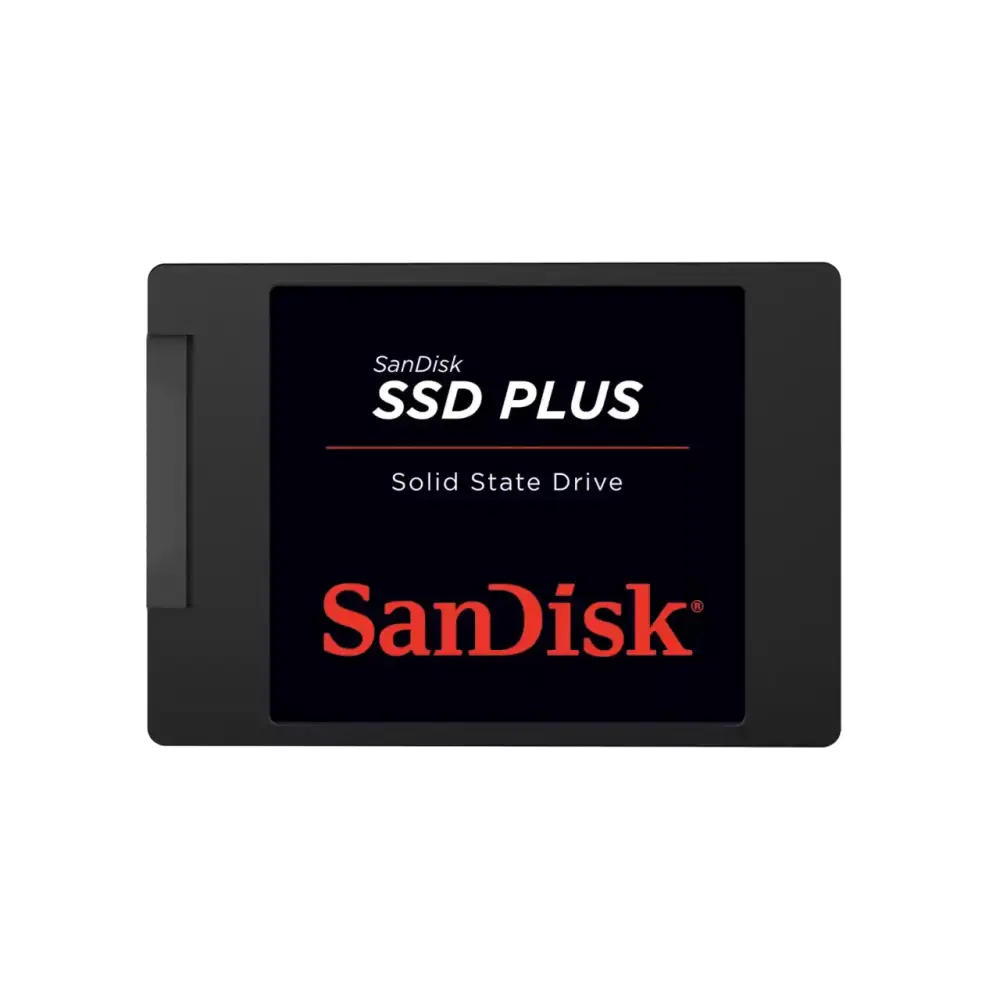 SanDisk  SSD Plus 545GB, до 505MB/s скорост на четене , до 440MB/s скорост на писане, SATA Revision 3.0 (6 Gb/s), шоко устойчиво