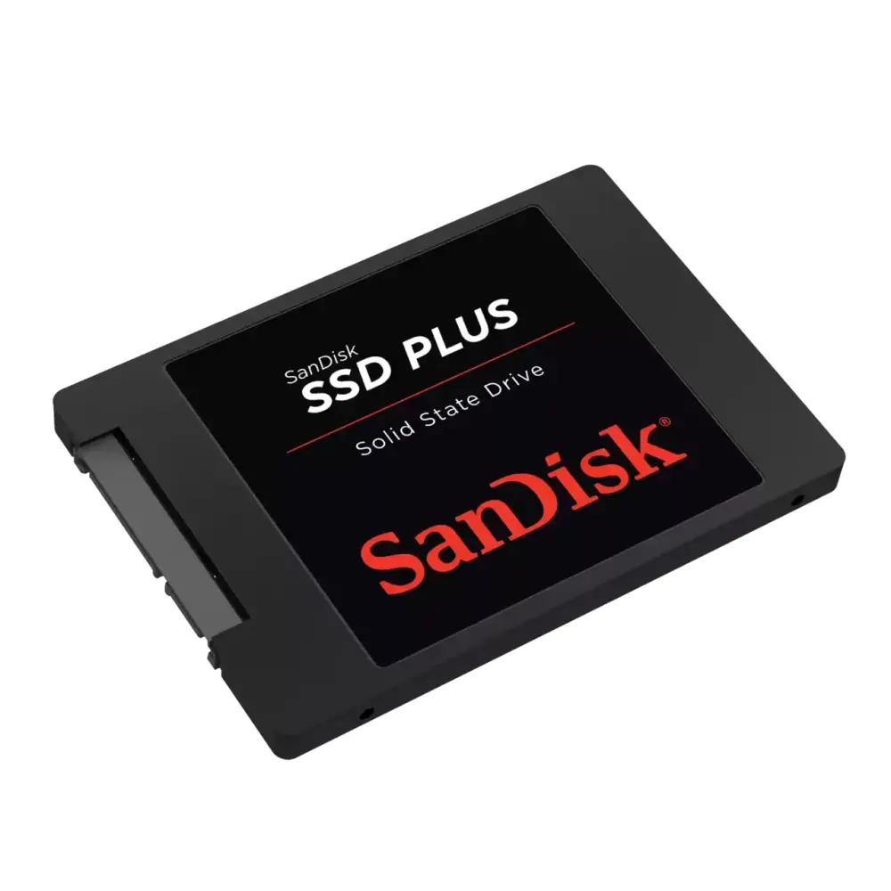 SanDisk  SSD Plus 545GB, до 505MB/s скорост на четене , до 440MB/s скорост на писане, SATA Revision 3.0 (6 Gb/s), шоко устойчиво