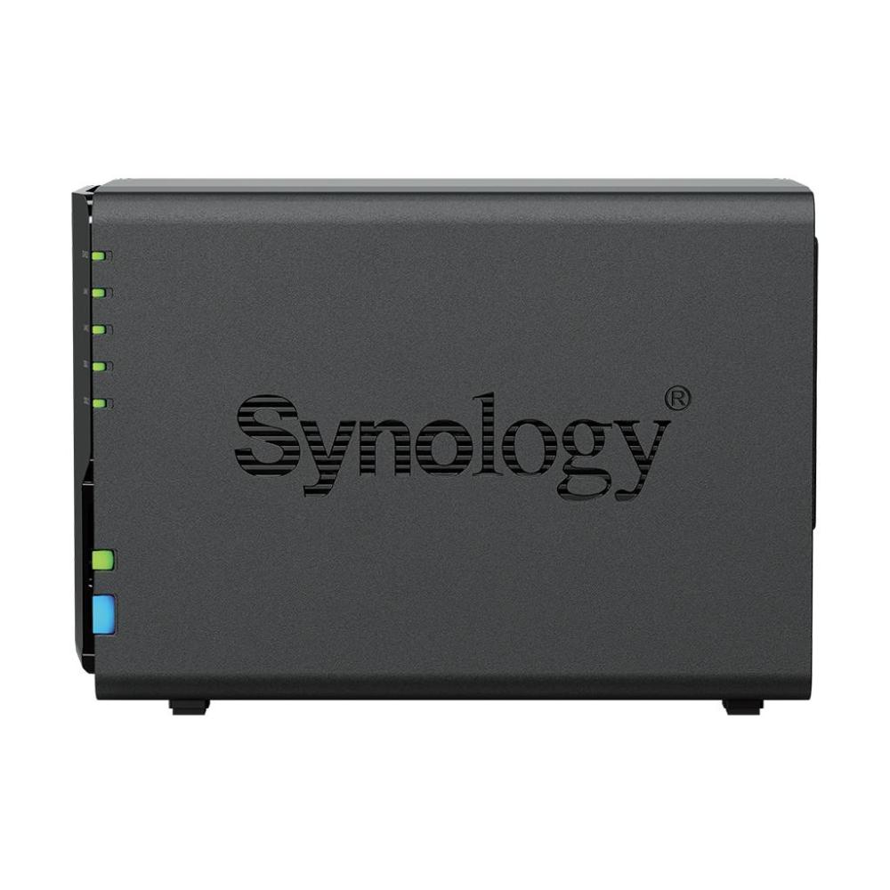 Мрежов сторидж Synology DS225+, за 2 диска, Intel Celeron J4125 , 2GB DDR4 SODIMM