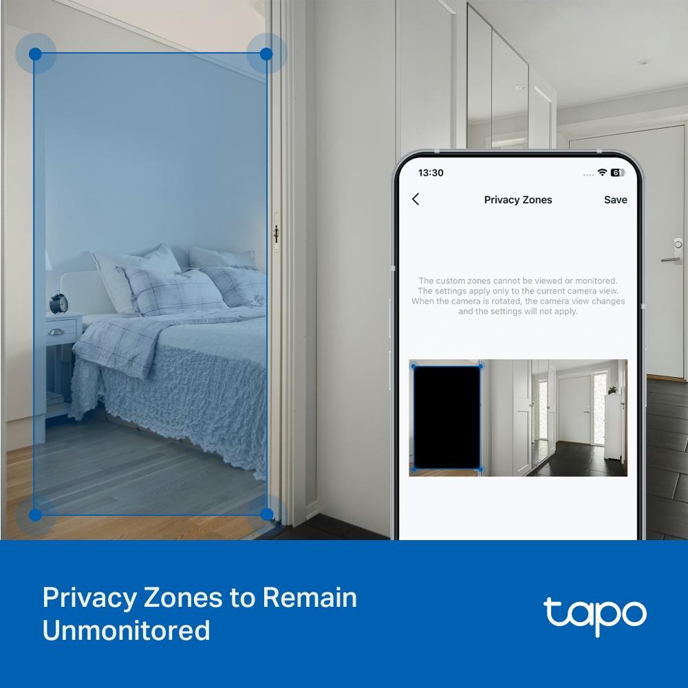 Вътрешна/външна охранителна камера TP-Link Tapo C236