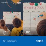 Wi-Fi Pan/Tilt камера за наблюдение с AI TP-Link Tapo C260