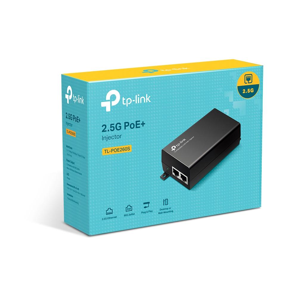 PoE+ инжектор TP-Link TL-POE260S 2.5G