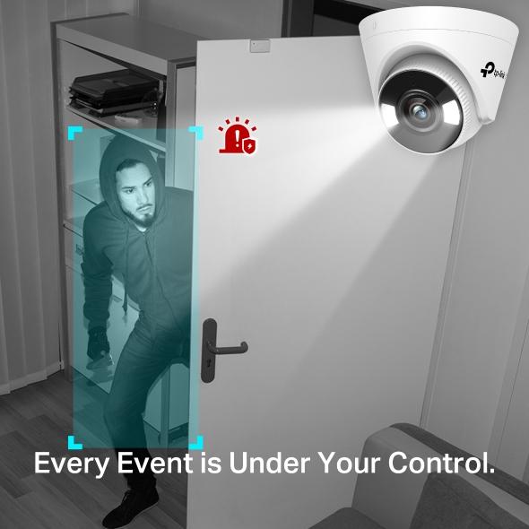 4MP пълноцветна куполна мрежова камера TP-Link VIGI C440-W(4mm)