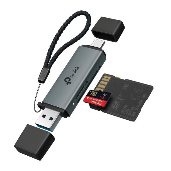 Четец на карти USB 3.0 Type-C & A към SD и microSD 3.0 TP-Link UA430D