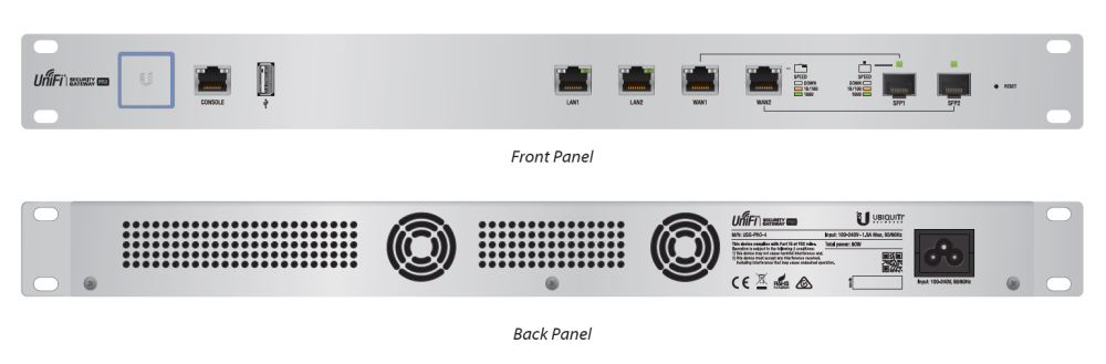 Комутатор Ubiquiti UniFi Security Gateway PRO