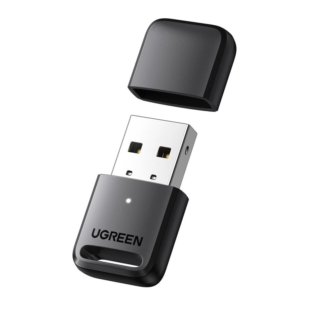 USB адаптер Ugreen adapter CM390 Bluetooth 5.0 USB 20м - черен
