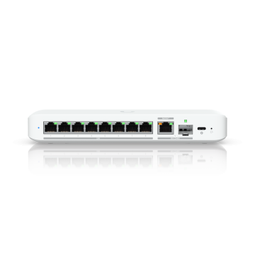 8-портов Gigabit комутатор Ubiquiti UniFi Switch Flex 8 2.5G USW-FLEX-2.5G-8