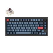 Механична клавиатура Keychron V1 MAX QMK 75% Carbon Black - Wireless