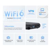 Двубандов Wi-Fi 6 преносим рутер за пътуване TP-Link TL-WR3002X AX3000