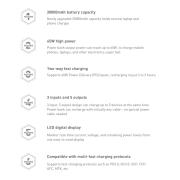 Външна батерия Baseus Amblight 65W 30000mAh PPLG000102 - бяла