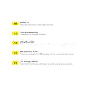 Мини USB адаптер Baseus BA07 Bluetooth v5.0 ZJBA010001