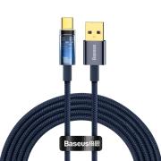 Кабел Baseus CATS000203 USB към USB Type C 100W 1м - син